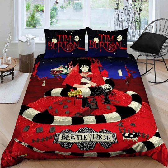 Red Style Beetlejuice Bedding Set Red Style Beetlejuice Bedding Set