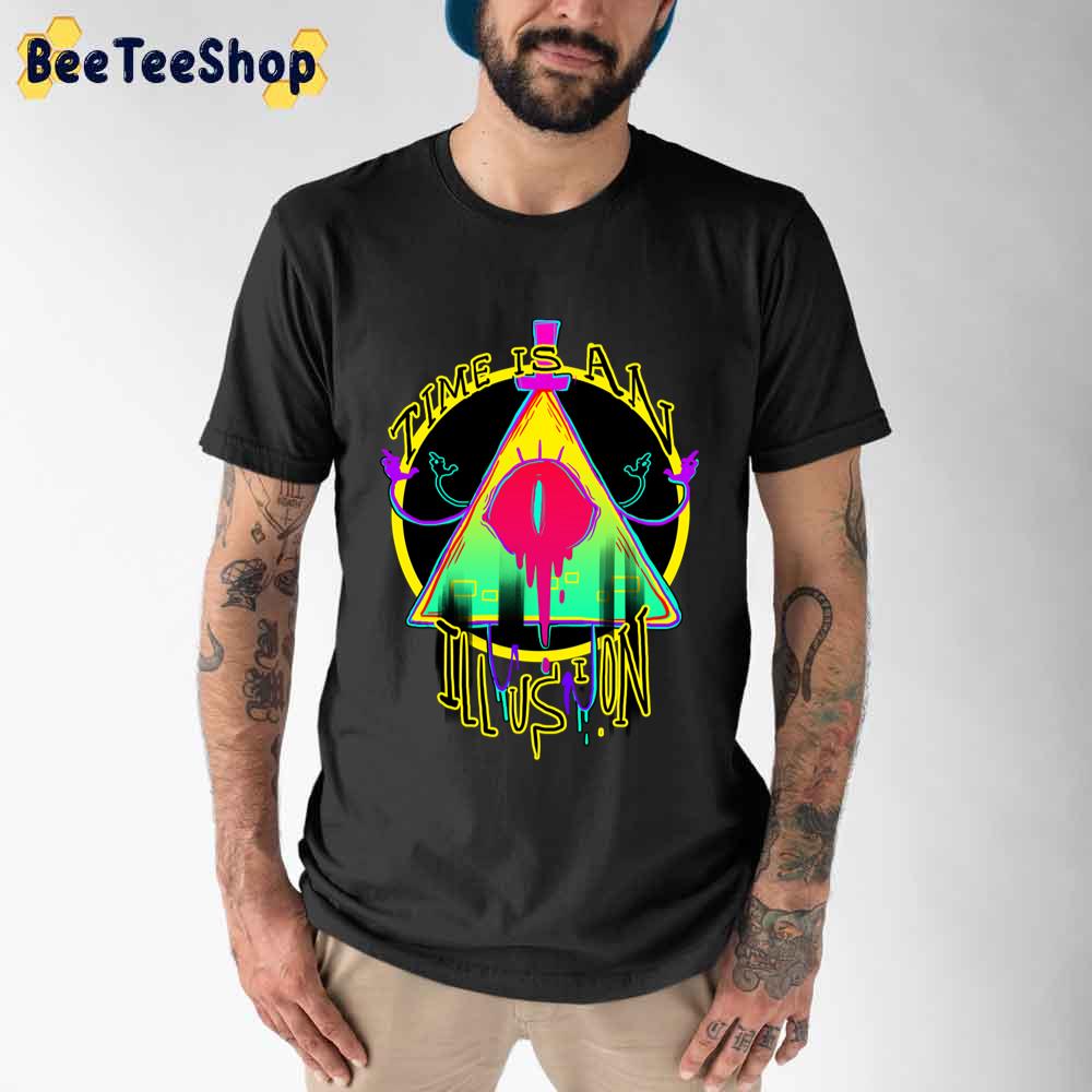 Retro Art Time Is An Illusion Unisex T-Shirt Retro Art Time Is An Illusion Unisex T-Shirt