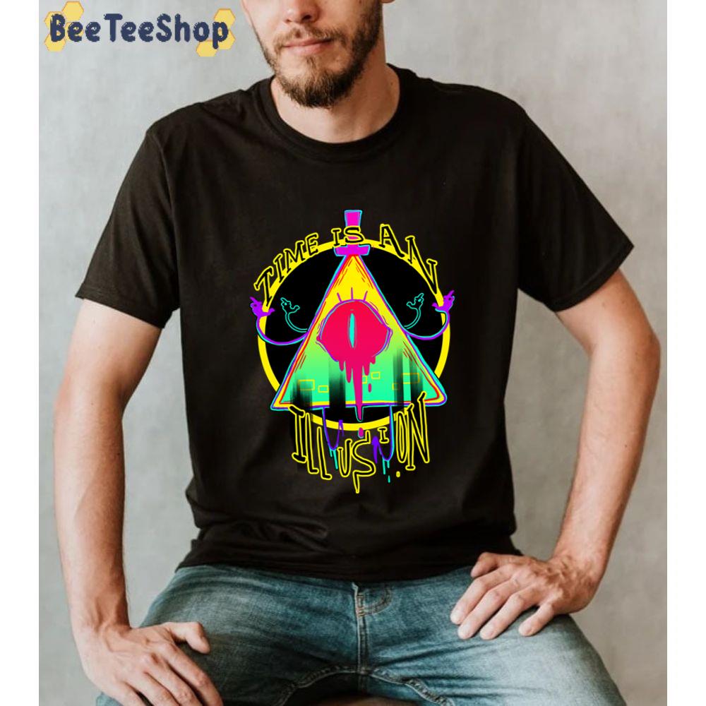 Retro Art Time Is An Illusion Unisex T-Shirt Retro Art Time Is An Illusion Unisex T-Shirt