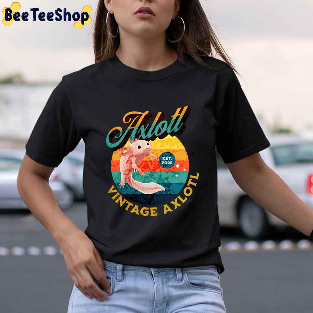 Retro Vintage Axolotl Unisex T-Shirt Retro Vintage Axolotl Unisex T-Shirt