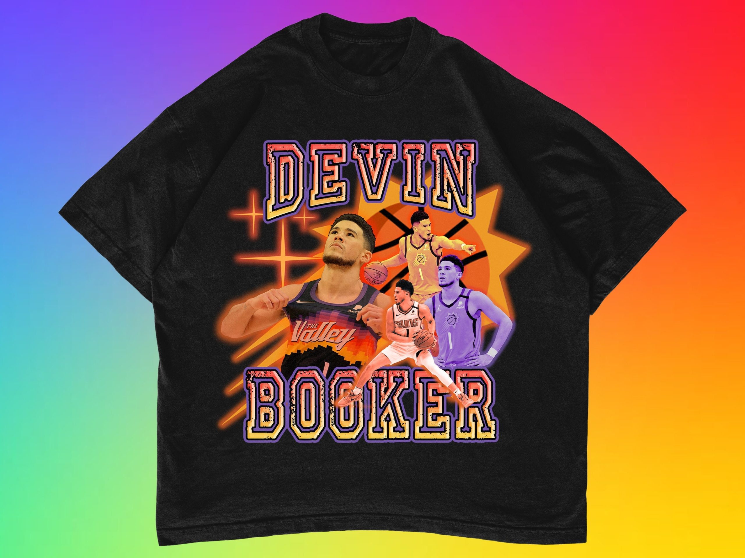 Retro Vintage Style Devin Booker Phoenix Suns Basketball Unisex T-Shirt Retro Vintage Style Devin Booker Phoenix Suns Basketball Unisex T-Shirt