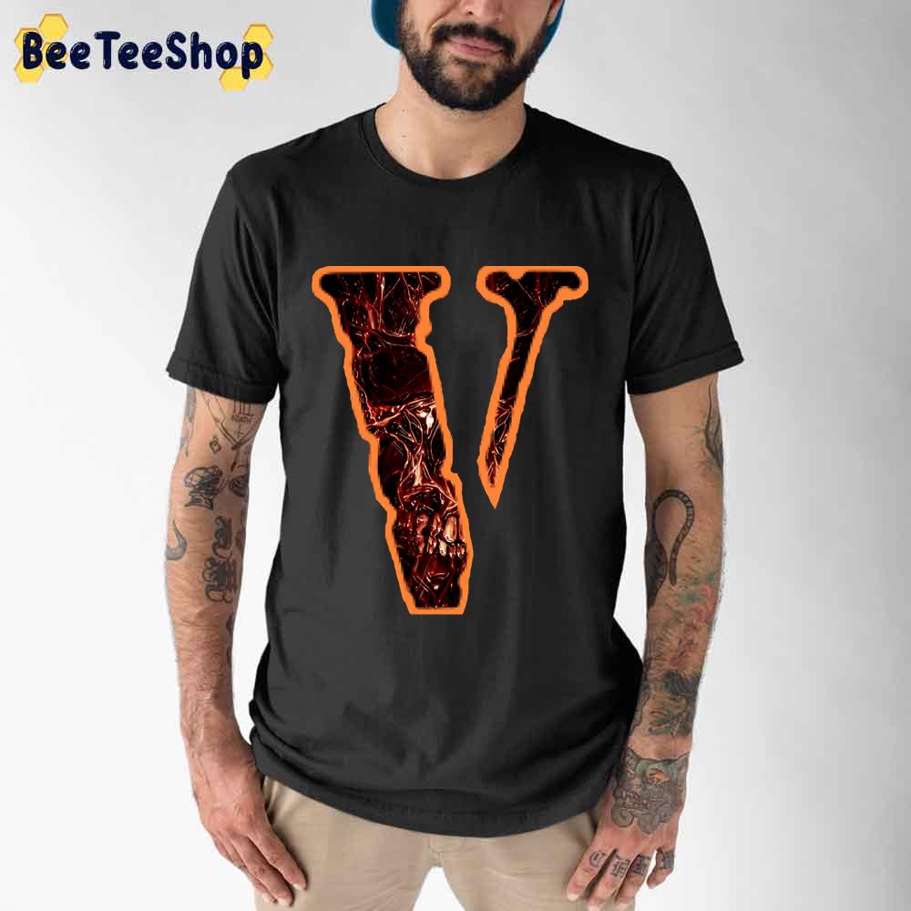 Scary Skull On Vlone Unisex T-Shirt Scary Skull On Vlone Unisex T-Shirt