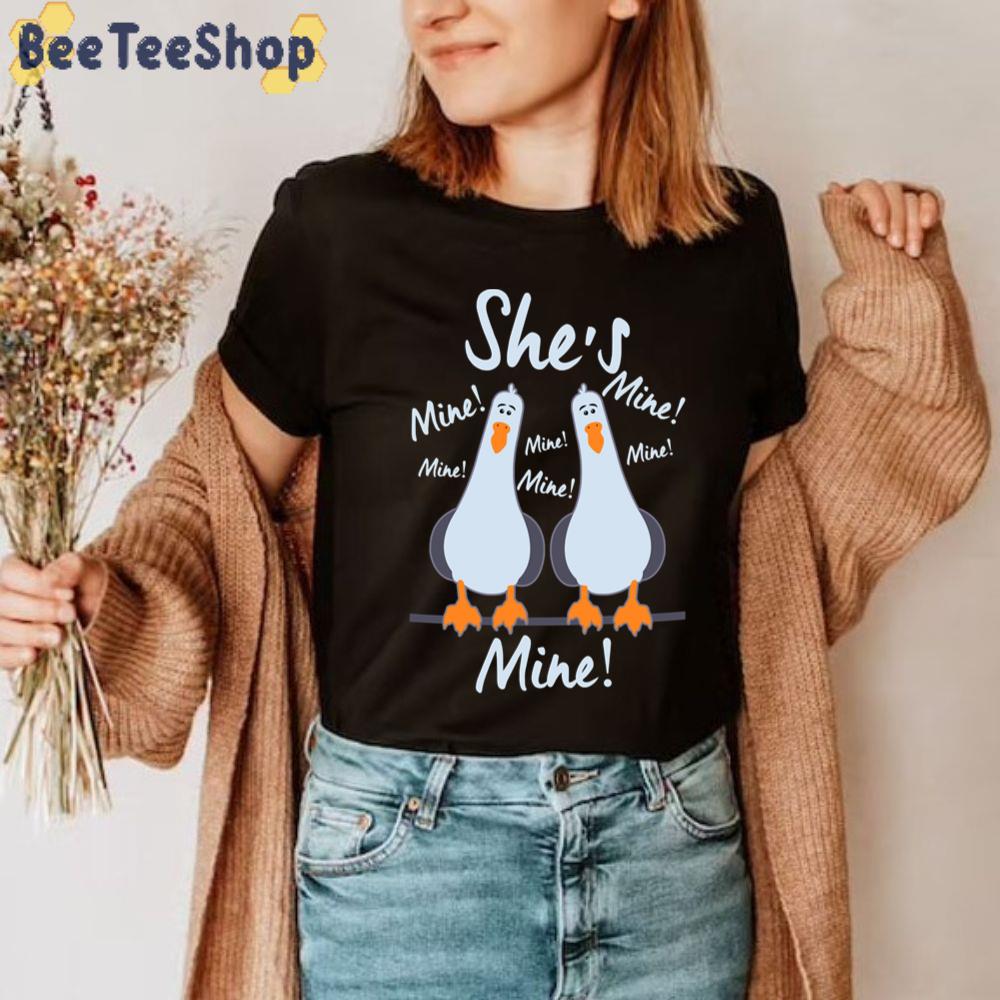 She's Mine Mine Mine Finding Nemo Unisex T-Shirt She's Mine Mine Mine Finding Nemo Unisex T-Shirt