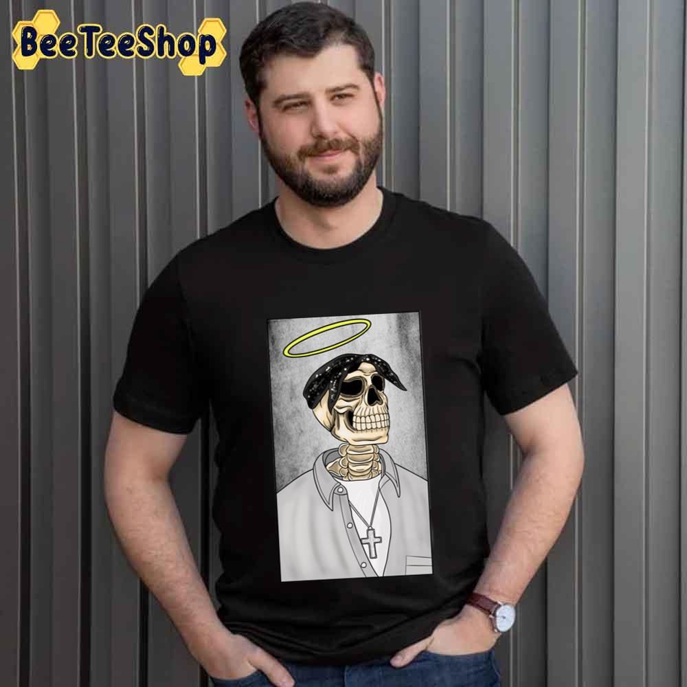 Skeleton Tupac Rapper Unisex T-Shirt Skeleton Tupac Rapper Unisex T-Shirt