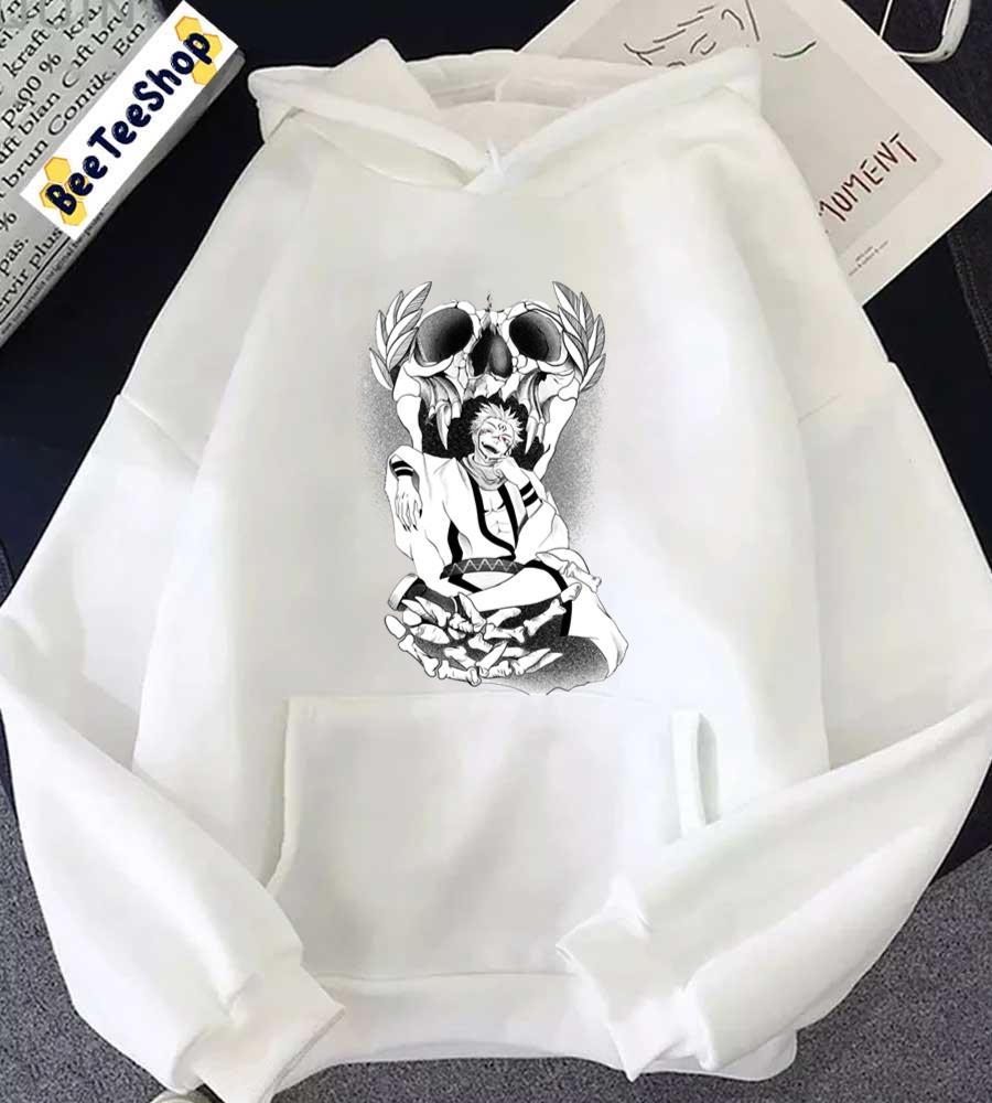 Skull Behind Sukuna Unisex T-Shirt Skull Behind Sukuna Unisex T-Shirt