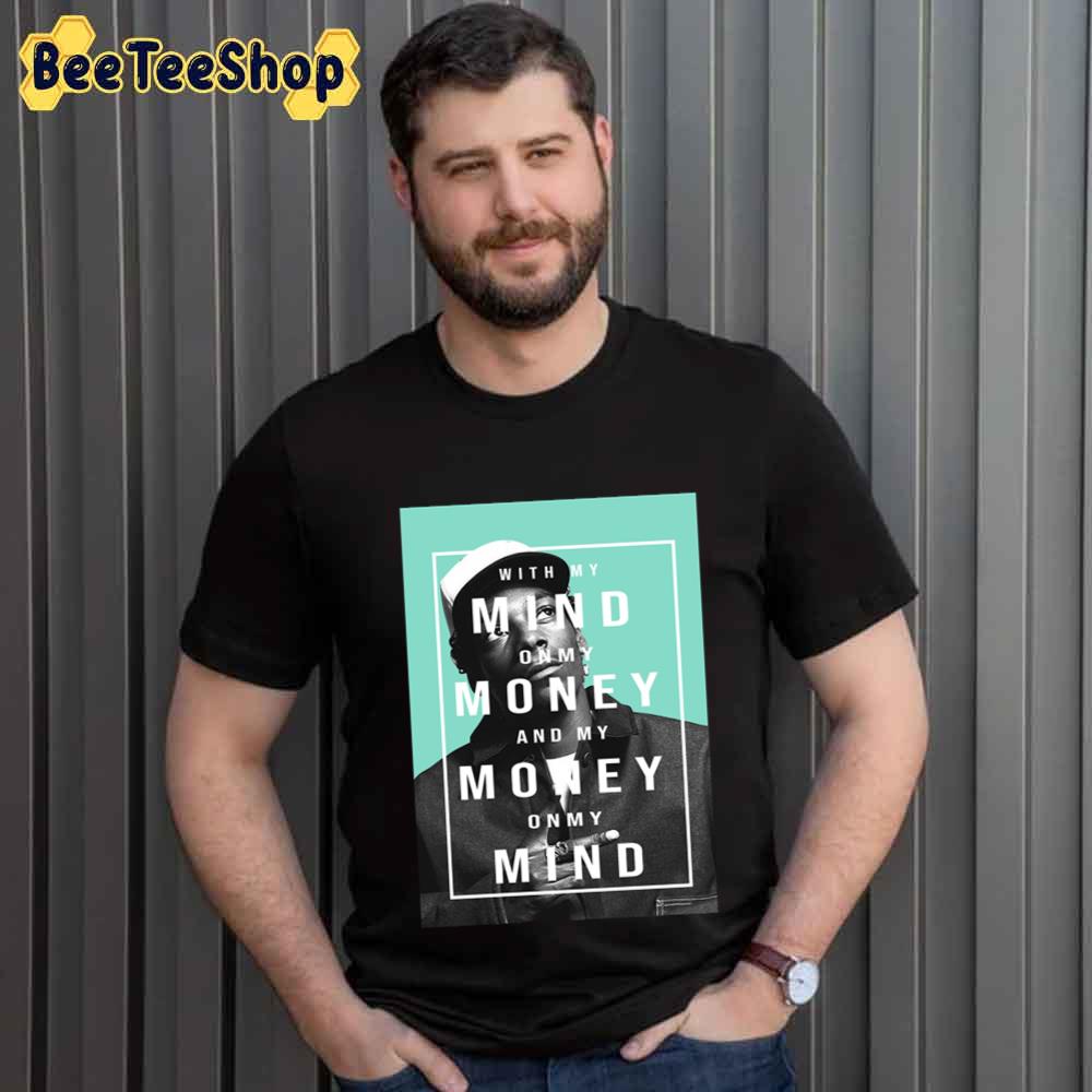 Snoop Dogg Men's Money On My Mind White Distressed Rapper Unisex T-Shirt Snoop Dogg Men's Money On My Mind White Distressed Rapper Unisex T-Shirt