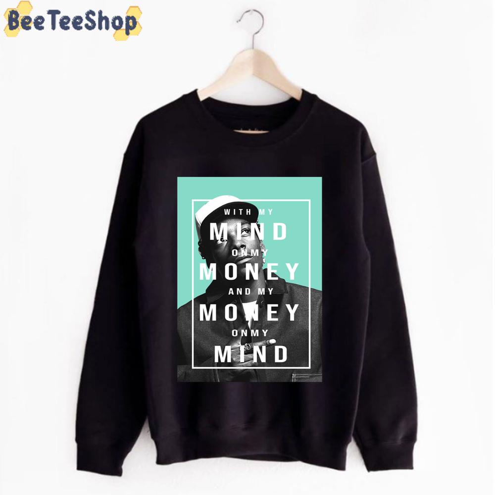Snoop Dogg Men's Money On My Mind White Distressed Rapper Unisex T-Shirt Snoop Dogg Men's Money On My Mind White Distressed Rapper Unisex T-Shirt
