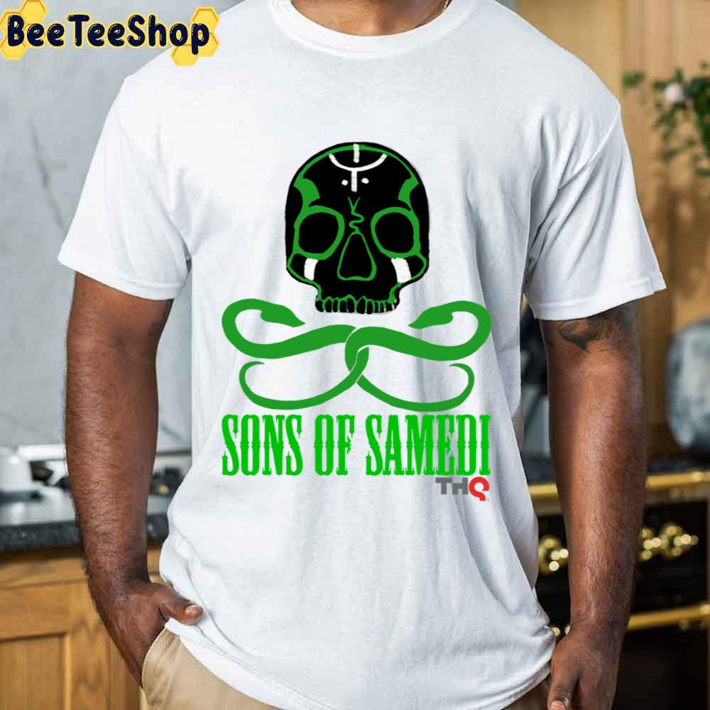 Sons Os Samedi Green Skull Art Unisex T-Shirt Sons Os Samedi Green Skull Art Unisex T-Shirt