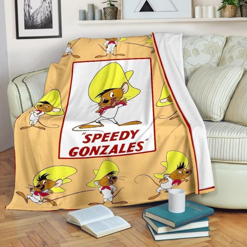 Speedy Gonzales Looney Tunes Cartoon Fleece Blanket Gift For Fan, Premium Comfy Sofa Throw Blanket Gift Speedy Gonzales Looney Tunes Cartoon Fleece Blanket Gift For Fan, Premium Comfy Sofa Throw Blanket Gift