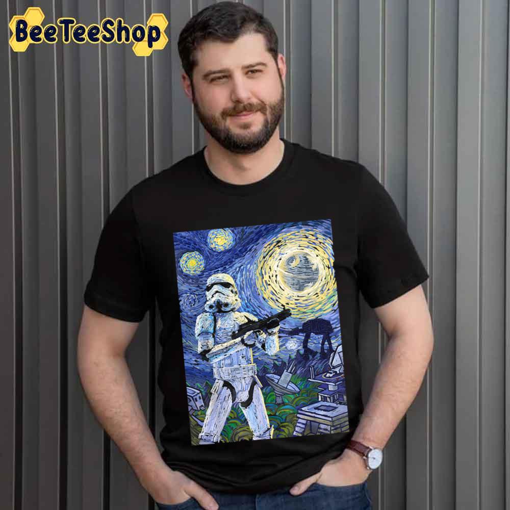Stars Night Vincent Van Gogh Style Unisex T-Shirt Stars Night Vincent Van Gogh Style Unisex T-Shirt