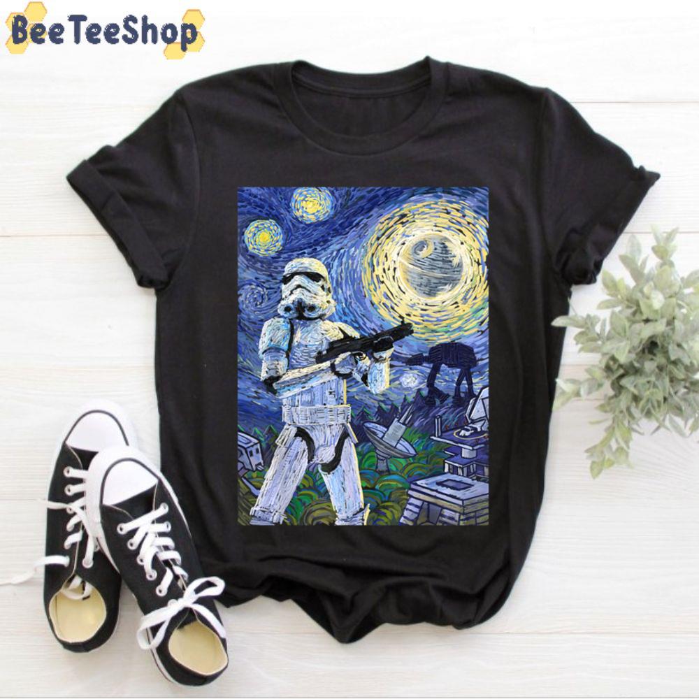 Stars Night Vincent Van Gogh Style Unisex T-Shirt Stars Night Vincent Van Gogh Style Unisex T-Shirt