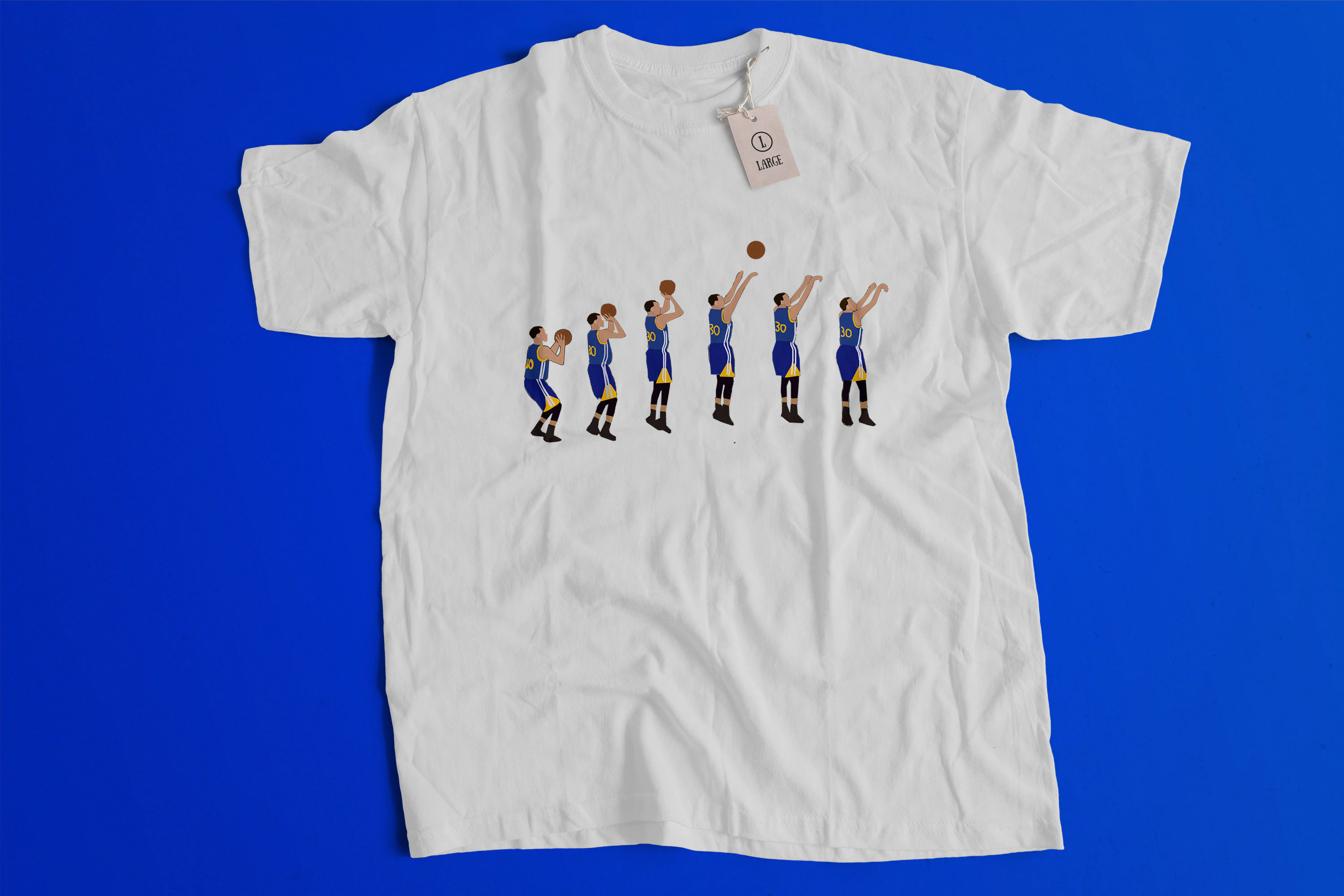 Steph Curry Playing Basketball Unisex T-Shirt