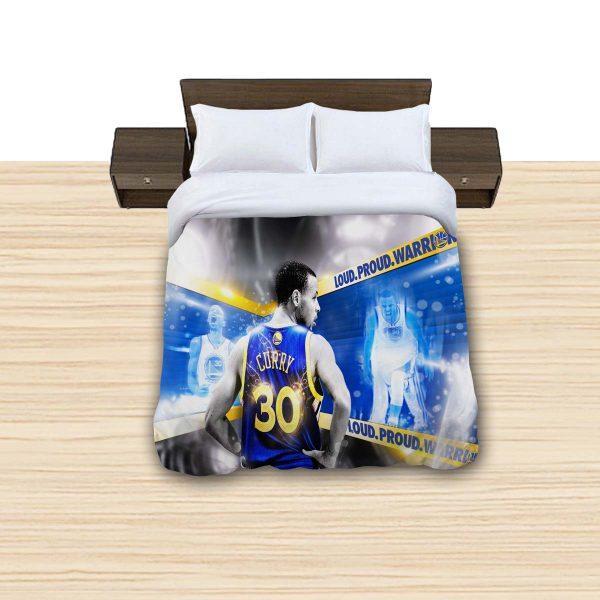 Stephen Curry Professional Basketball Player Bedding Set Stephen Curry Professional Basketball Player Bedding Set