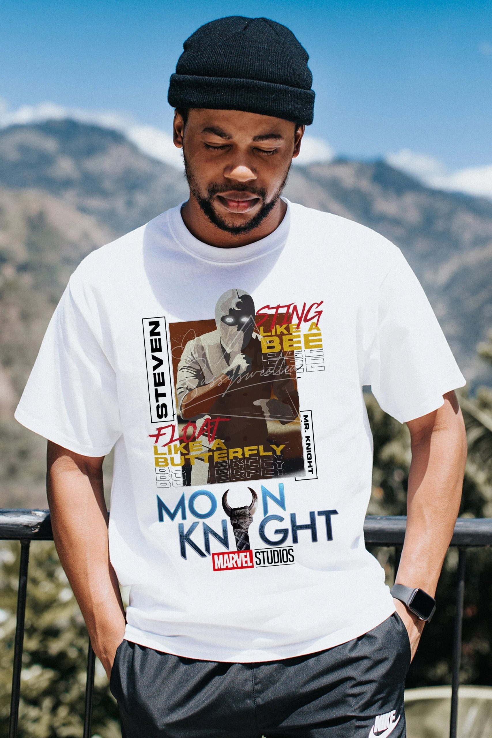Steven Grant Sting Like A Bee Moon Knight Unisex T-Shirt Steven Grant Sting Like A Bee Moon Knight Unisex T-Shirt