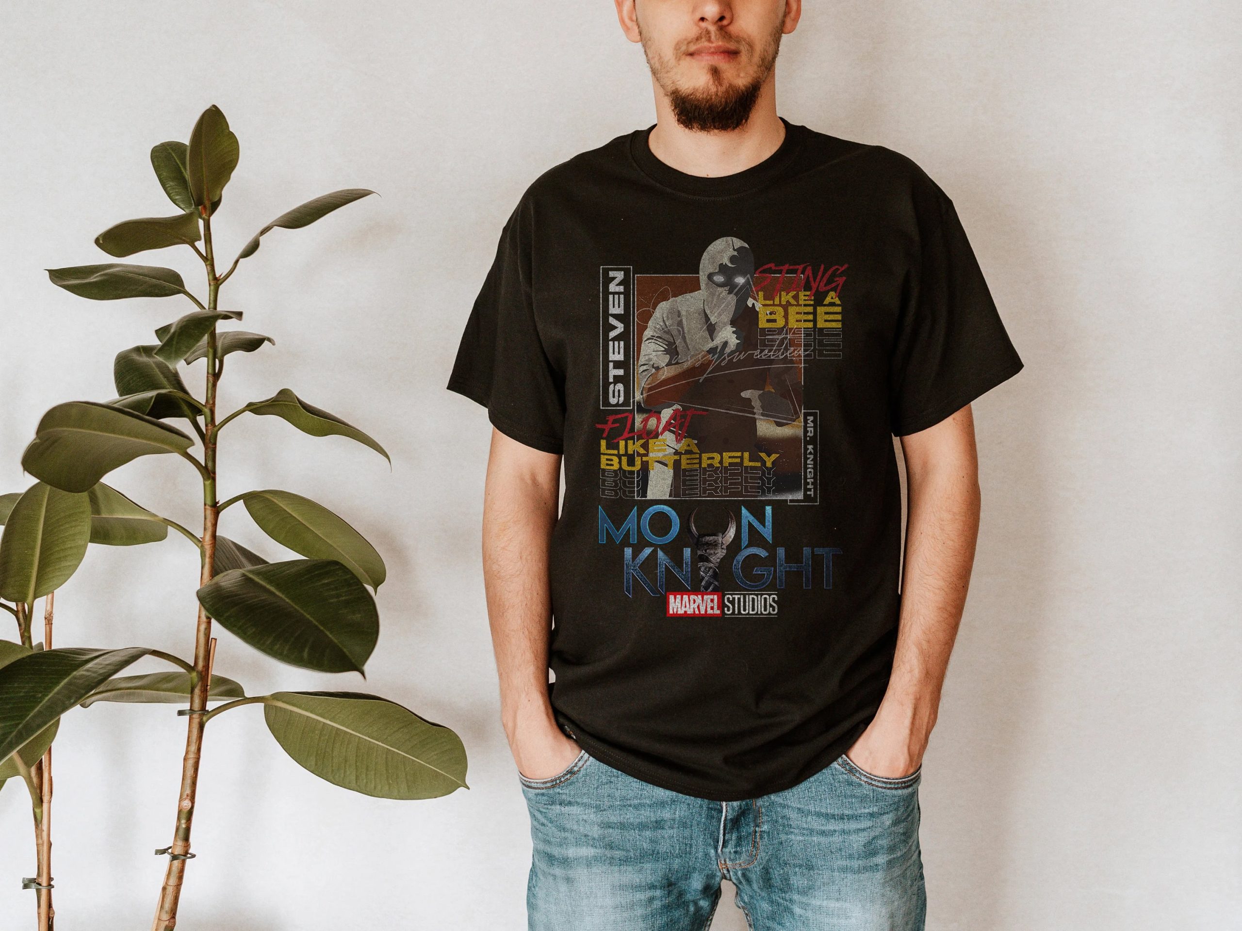 Steven Grant Sting Like A Bee Moon Knight Unisex T-Shirt Steven Grant Sting Like A Bee Moon Knight Unisex T-Shirt