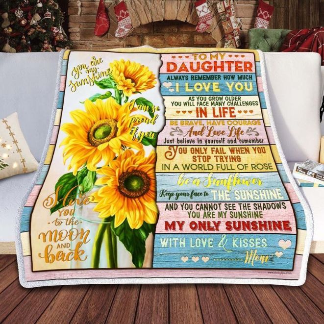 Sunflower To My Daughter Always Remember How Much I Love You You Are My Sunshine Premium Comfy Sofa Throw Blanket Sunflower To My Daughter Always Remember How Much I Love You You Are My Sunshine Premium Comfy Sofa Throw Blanket