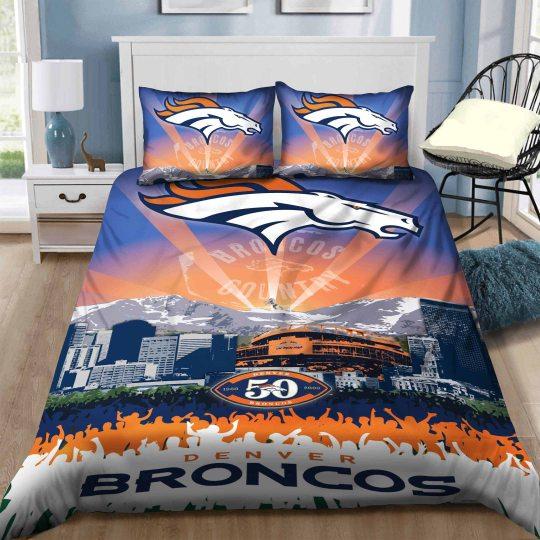 Sunset Denver Broncos Bedding Set Sunset Denver Broncos Bedding Set