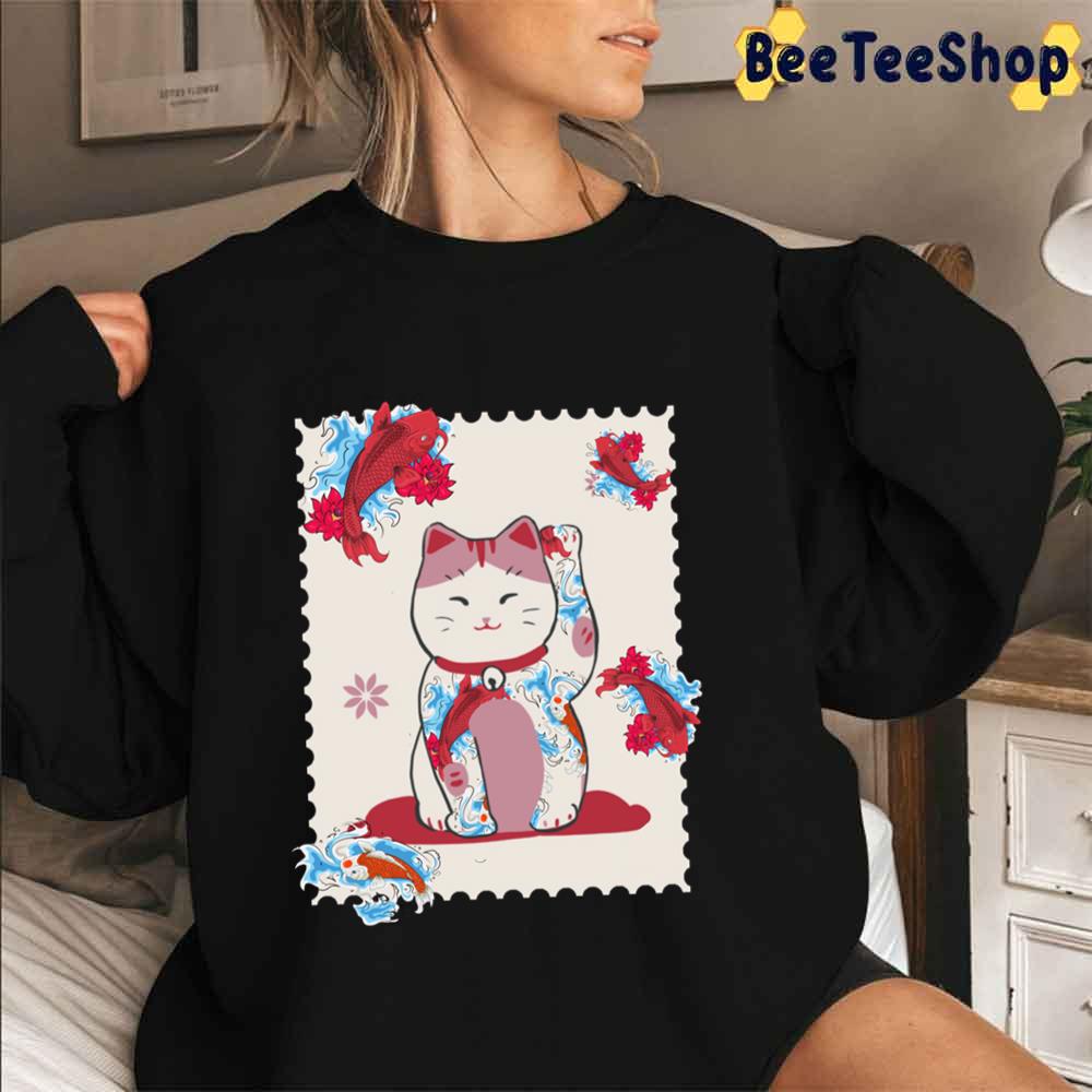 Sweet Cat In Lotus Tattoo Unisex T-Shirt Sweet Cat In Lotus Tattoo Unisex T-Shirt