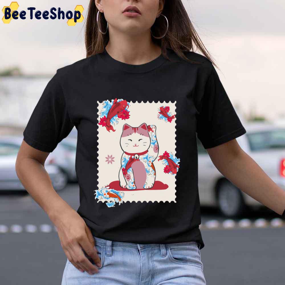 Sweet Cat In Lotus Tattoo Unisex T-Shirt Sweet Cat In Lotus Tattoo Unisex T-Shirt