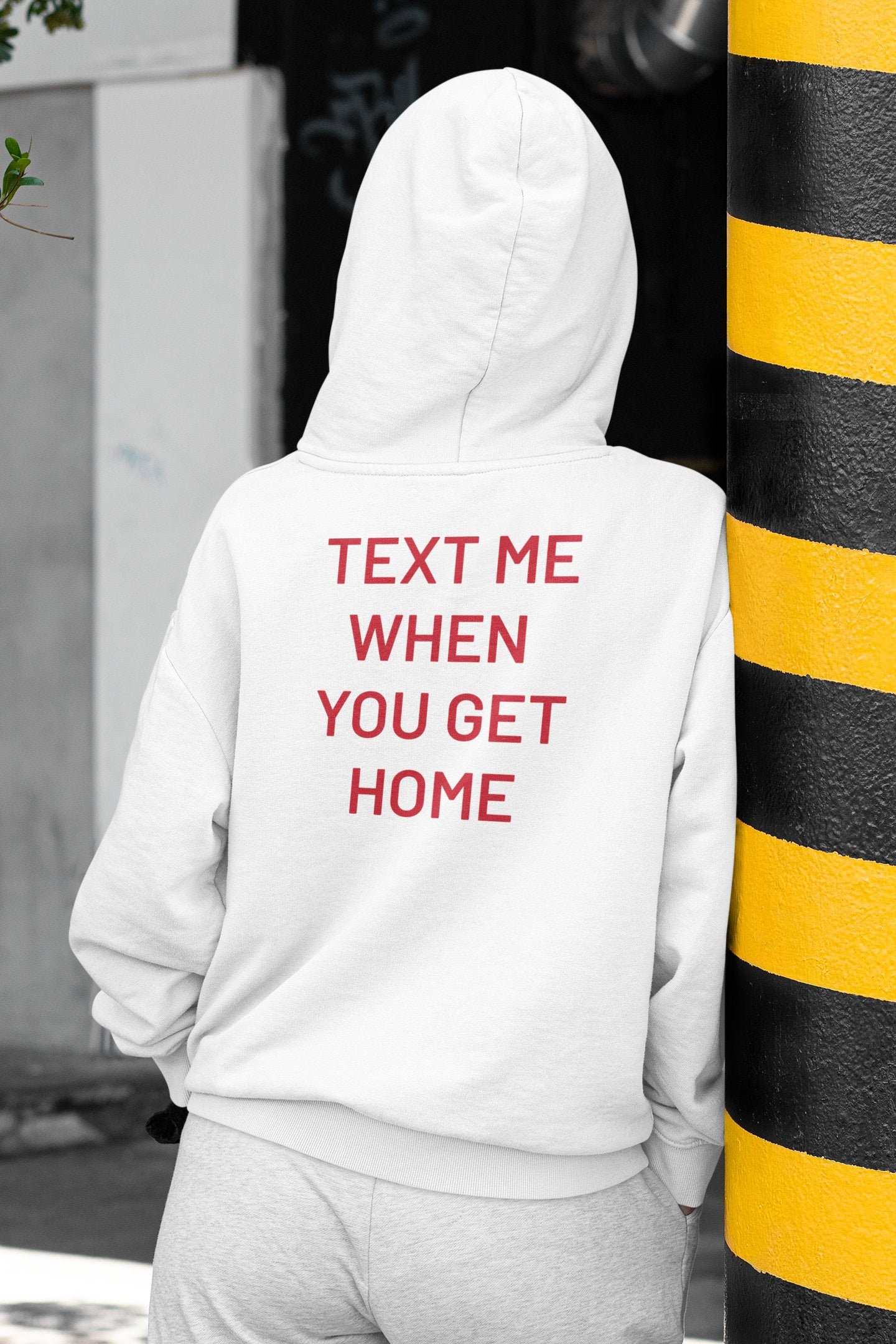 Text Me When You Get Home Pullover Unisex T-Shirt Text Me When You Get Home Pullover Unisex T-Shirt