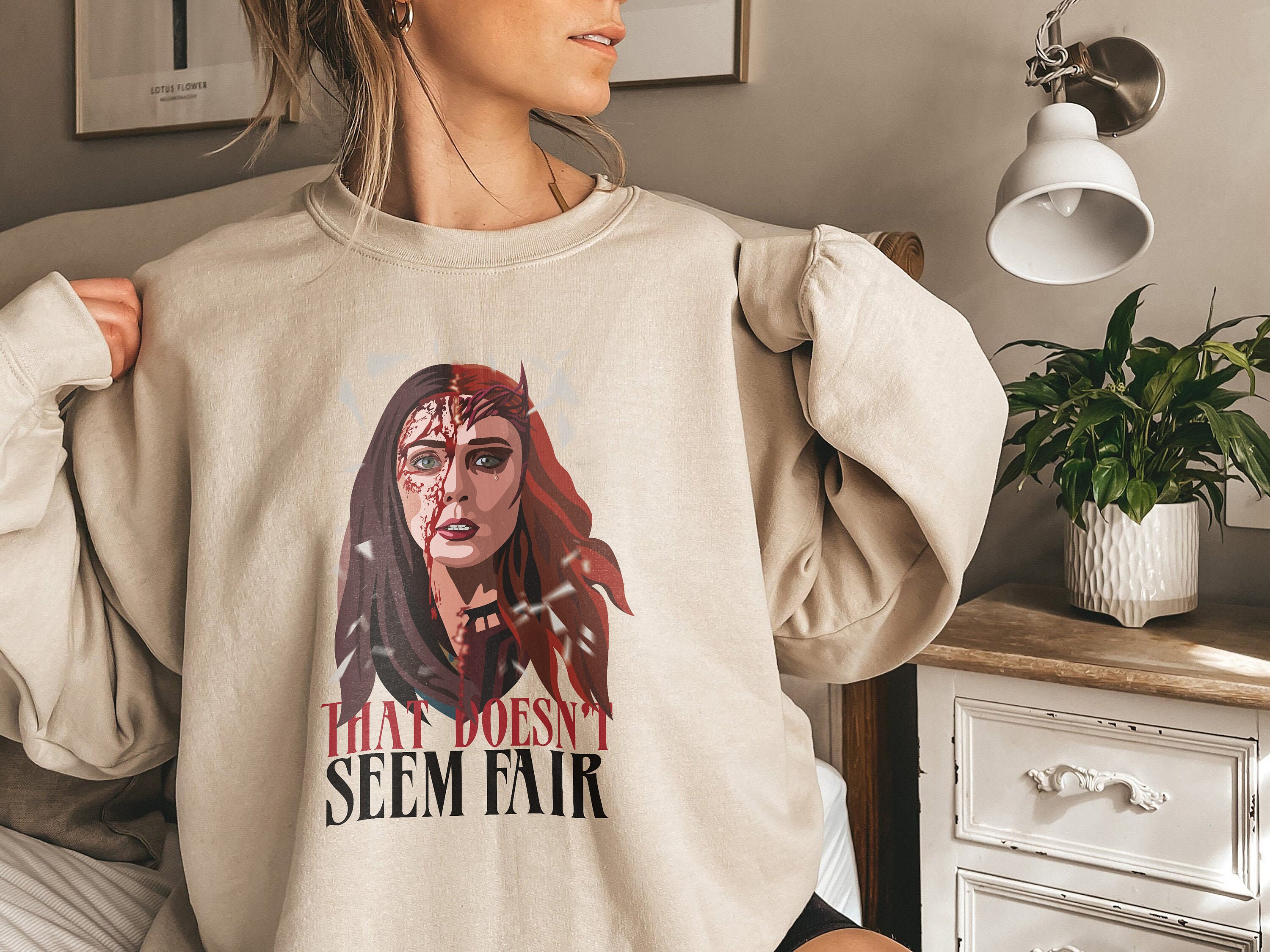 That Doesn’t Seem Fair Scarlet Witch Inspired MoM Marvel Unisex Sweatshirt