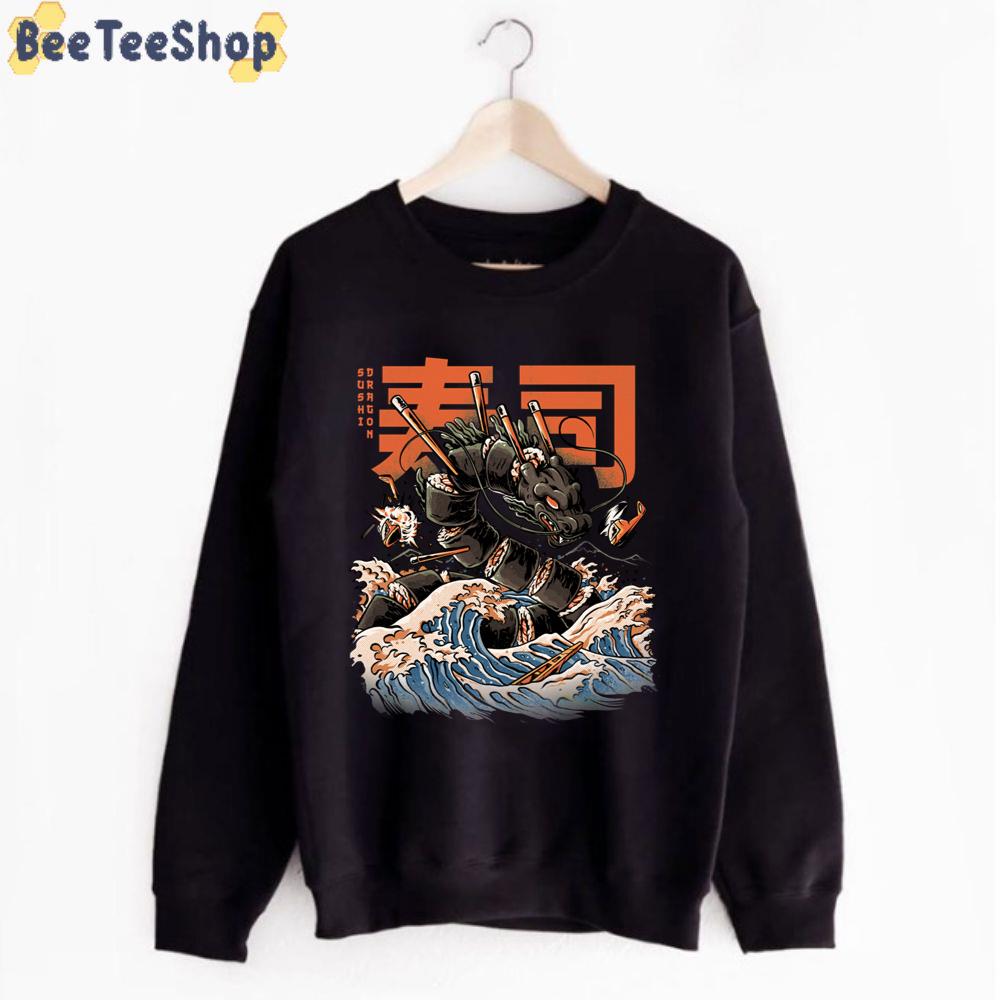 The Black Sushi Dragon Unisex T-Shirt The Black Sushi Dragon Unisex T-Shirt