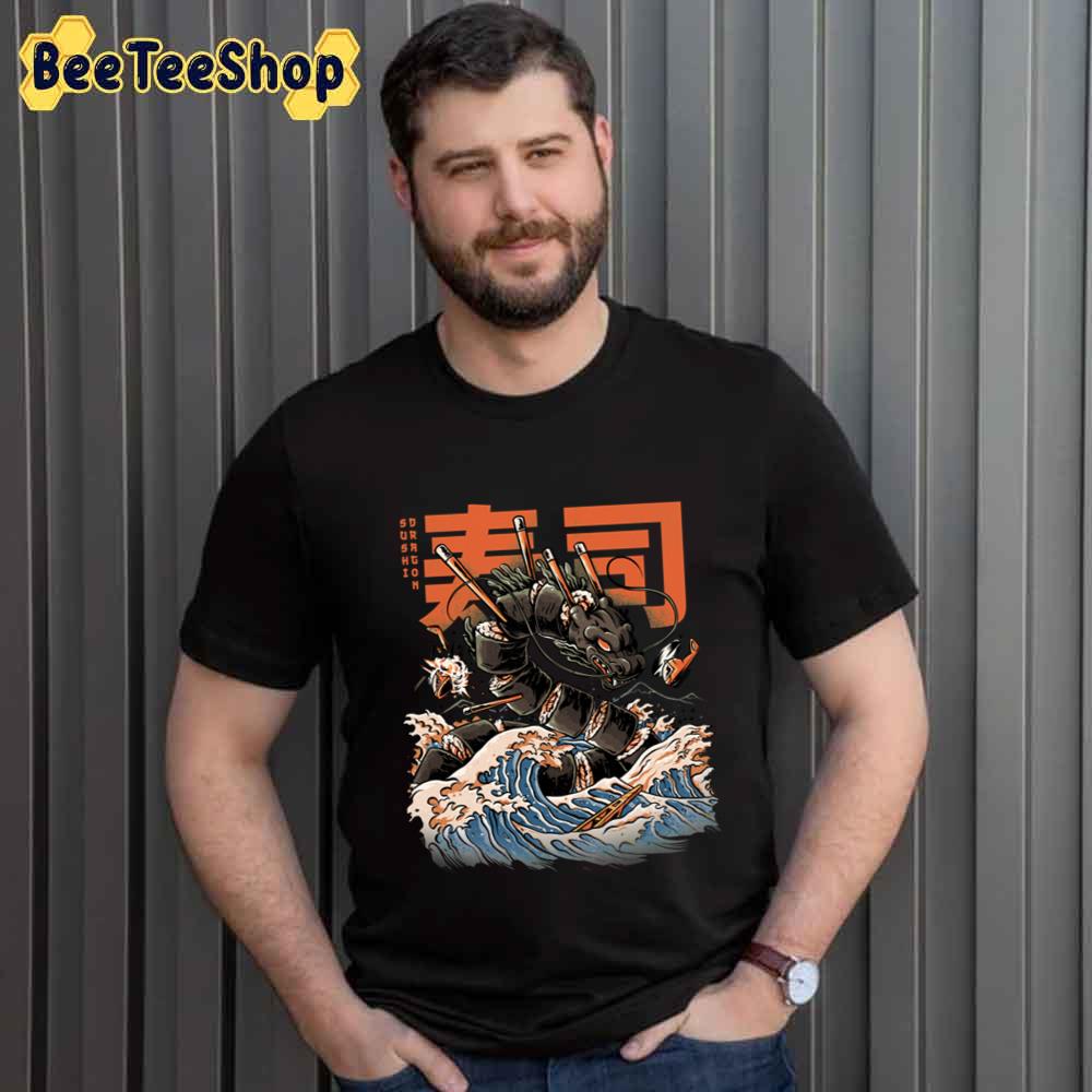 The Black Sushi Dragon Unisex T-Shirt The Black Sushi Dragon Unisex T-Shirt