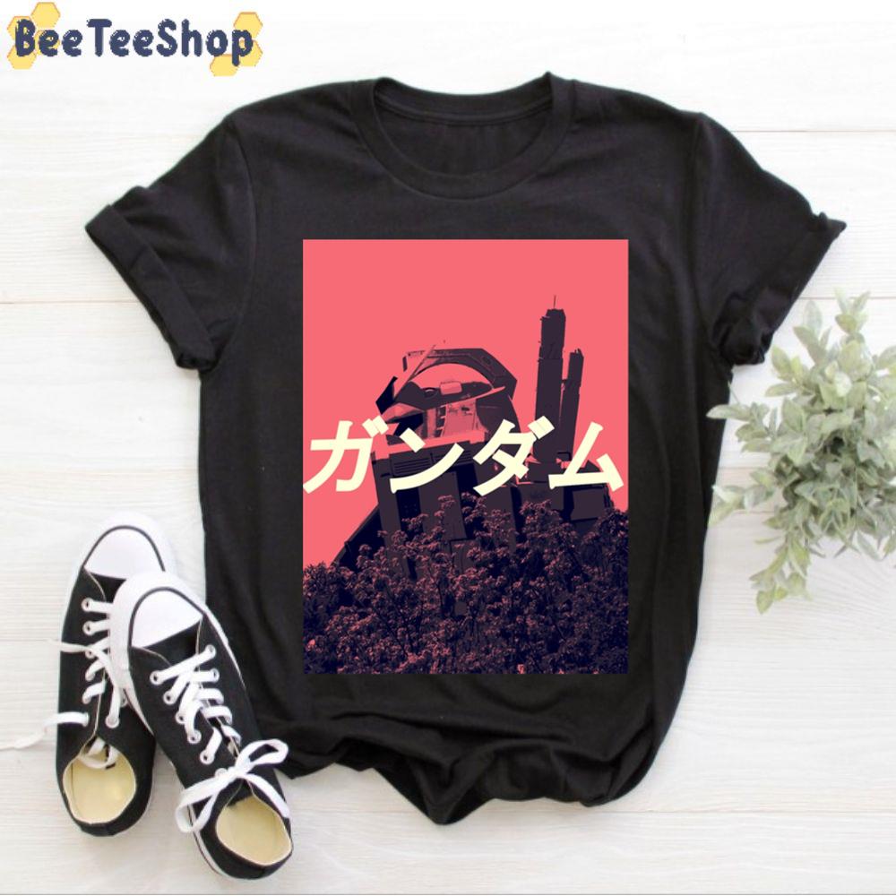 The Gundam Shirt Mobile Suit Rx-78-2 Pink Unisex T-Shirt The Gundam Shirt Mobile Suit Rx-78-2 Pink Unisex T-Shirt