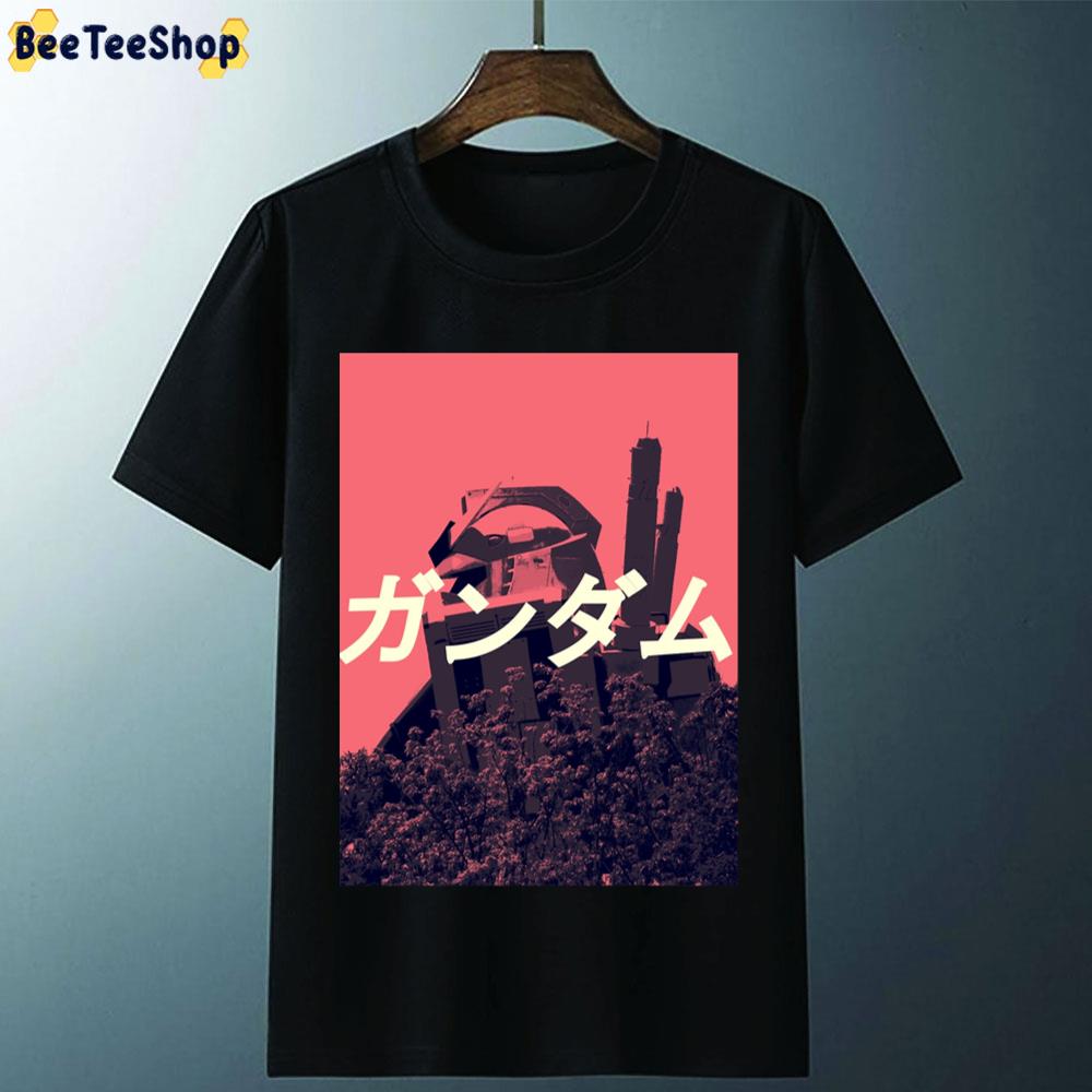 The Gundam Shirt Mobile Suit Rx-78-2 Pink Unisex T-Shirt The Gundam Shirt Mobile Suit Rx-78-2 Pink Unisex T-Shirt