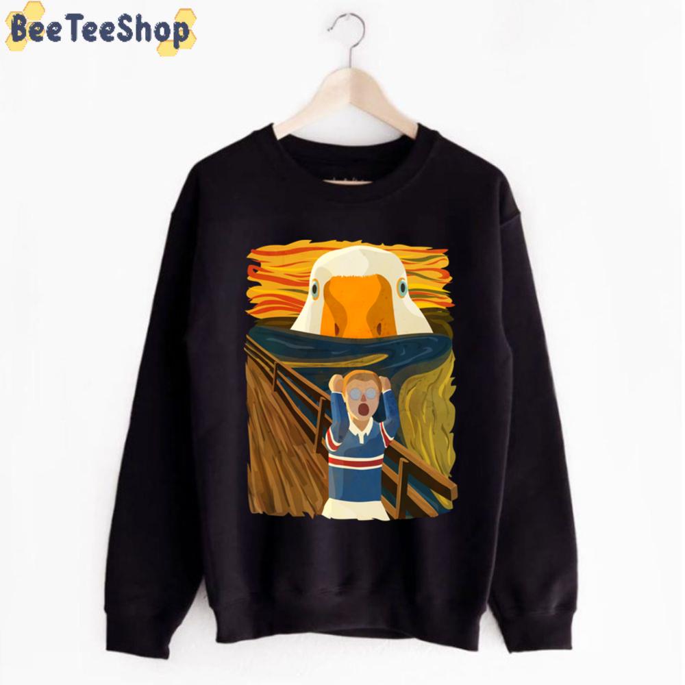 The Honk Goose The Scream Famous Painting Unisex T-Shirt The Honk Goose The Scream Famous Painting Unisex T-Shirt