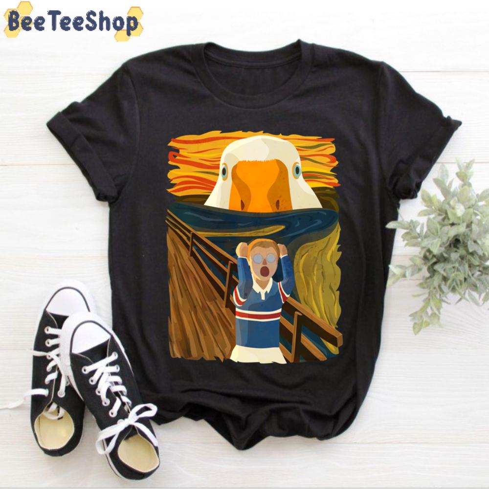 The Honk Goose The Scream Famous Painting Unisex T-Shirt The Honk Goose The Scream Famous Painting Unisex T-Shirt