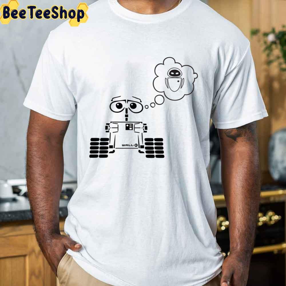 Thinking About You Wall E Eva Unisex T-Shirt Thinking About You Wall E Eva Unisex T-Shirt