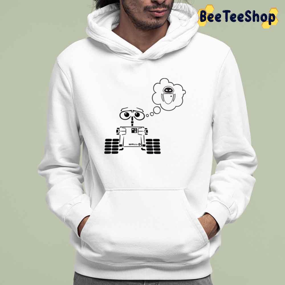 Thinking About You Wall E Eva Unisex T-Shirt Thinking About You Wall E Eva Unisex T-Shirt