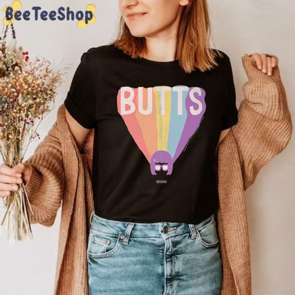 Tina Butts Rainbow Extruded Unisex T-Shirt Tina Butts Rainbow Extruded Unisex T-Shirt