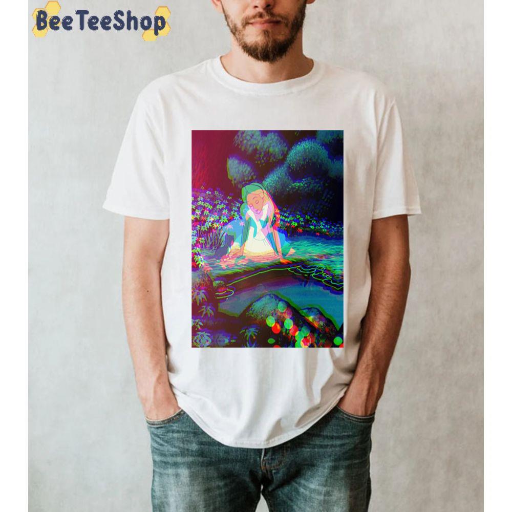 Trippy Alice In Wonderland Unisex T-Shirt Trippy Alice In Wonderland Unisex T-Shirt