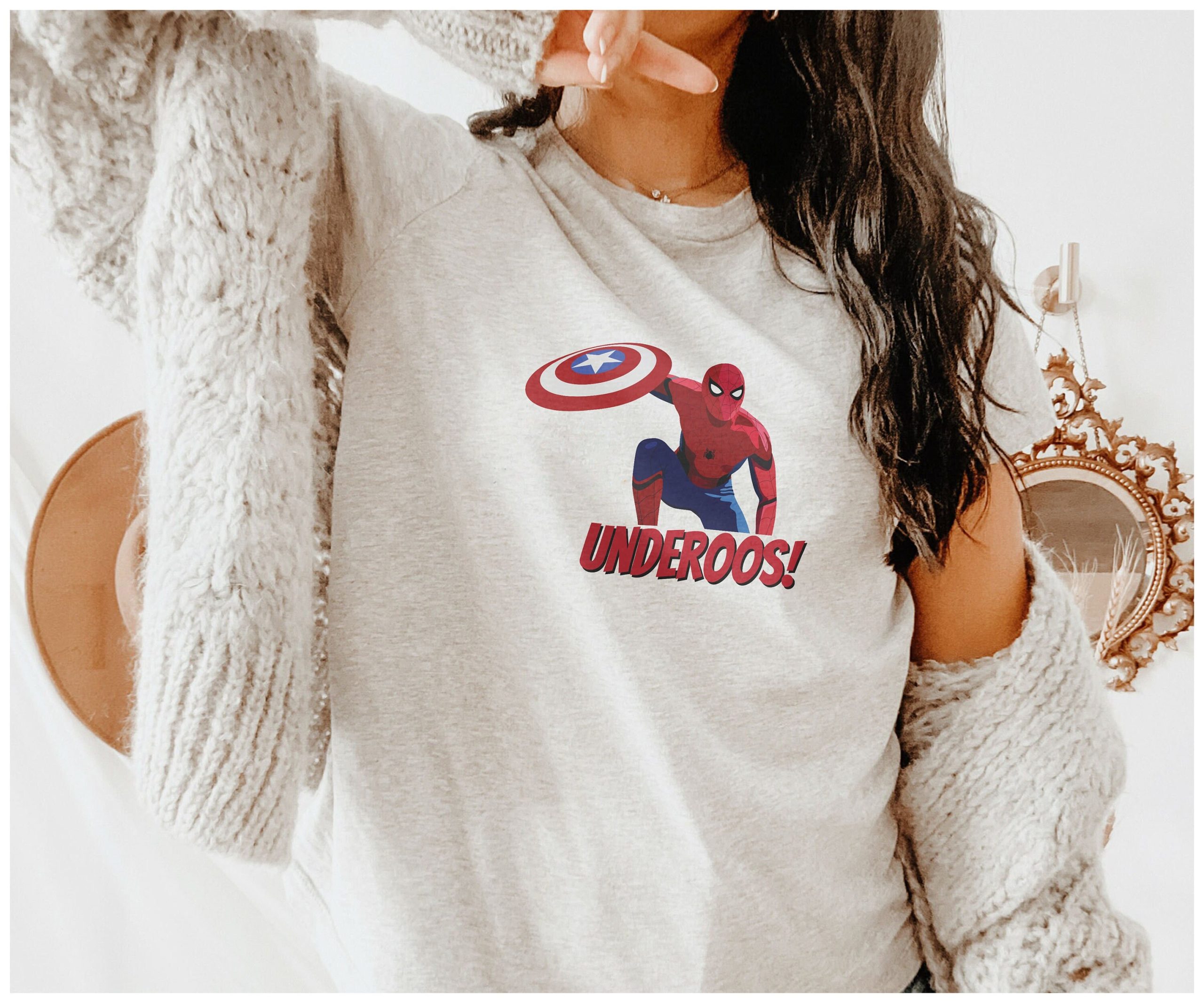 Underoos Spider Man Unisex Sweatshirt Underoos Spider Man Unisex Sweatshirt