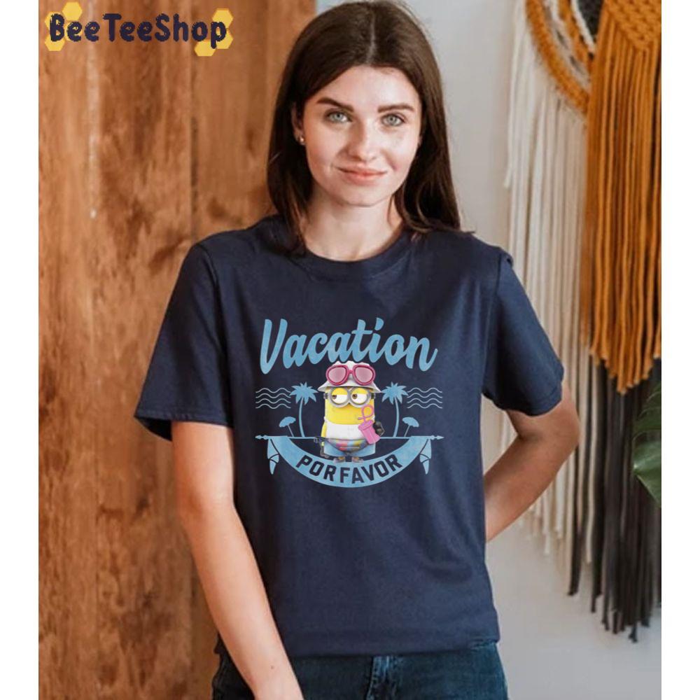 Vacation Por Favor Minion Graphic Unisex T-Shirt Vacation Por Favor Minion Graphic Unisex T-Shirt
