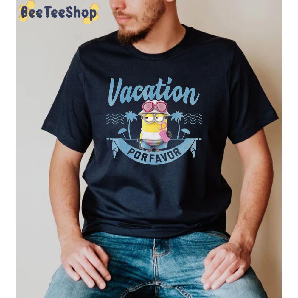 Vacation Por Favor Minion Graphic Unisex T-Shirt Vacation Por Favor Minion Graphic Unisex T-Shirt