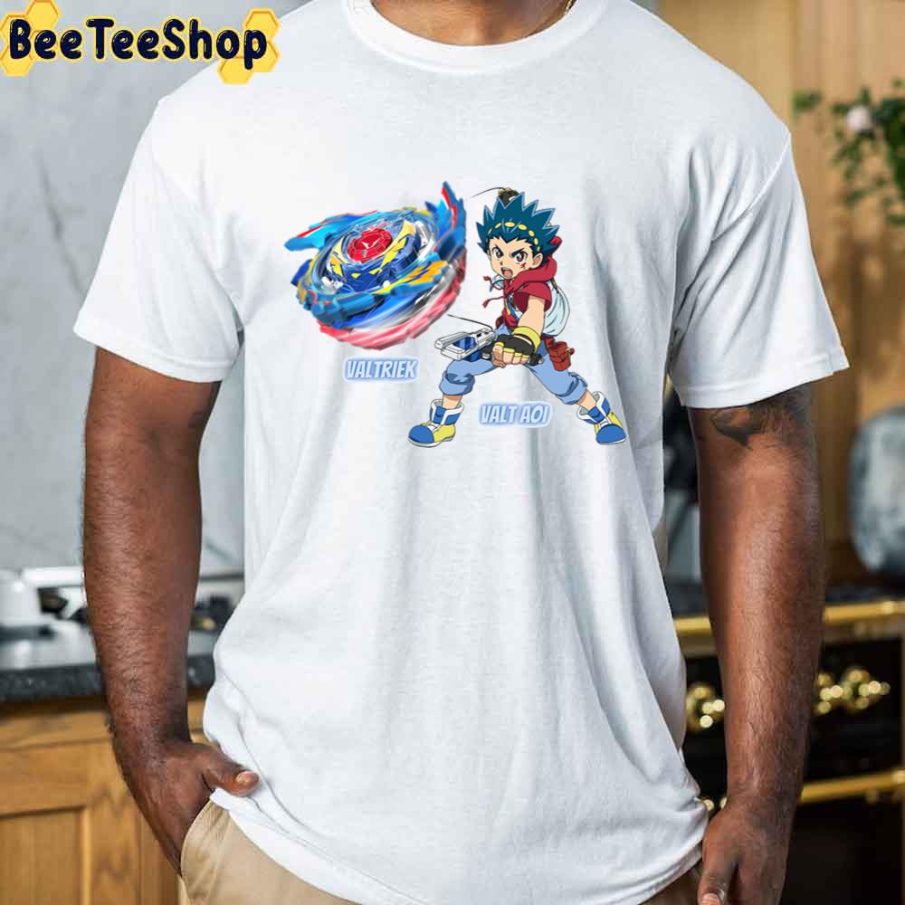 Valt Aoi And Valtriek Beyblade Burst Evolution Unisex T-Shirt Valt Aoi And Valtriek Beyblade Burst Evolution Unisex T-Shirt