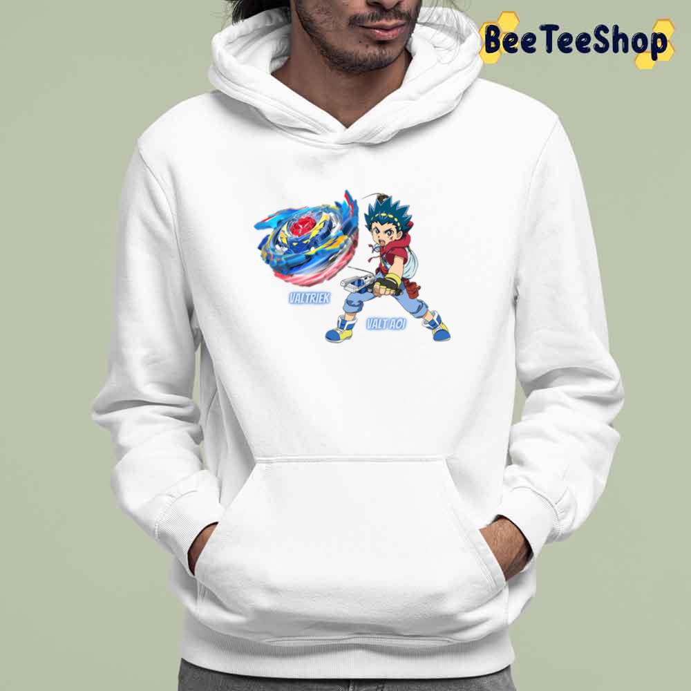 Valt Aoi And Valtriek Beyblade Burst Evolution Unisex T-Shirt Valt Aoi And Valtriek Beyblade Burst Evolution Unisex T-Shirt