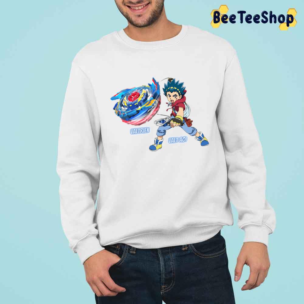Valt Aoi And Valtriek Beyblade Burst Evolution Unisex T-Shirt Valt Aoi And Valtriek Beyblade Burst Evolution Unisex T-Shirt