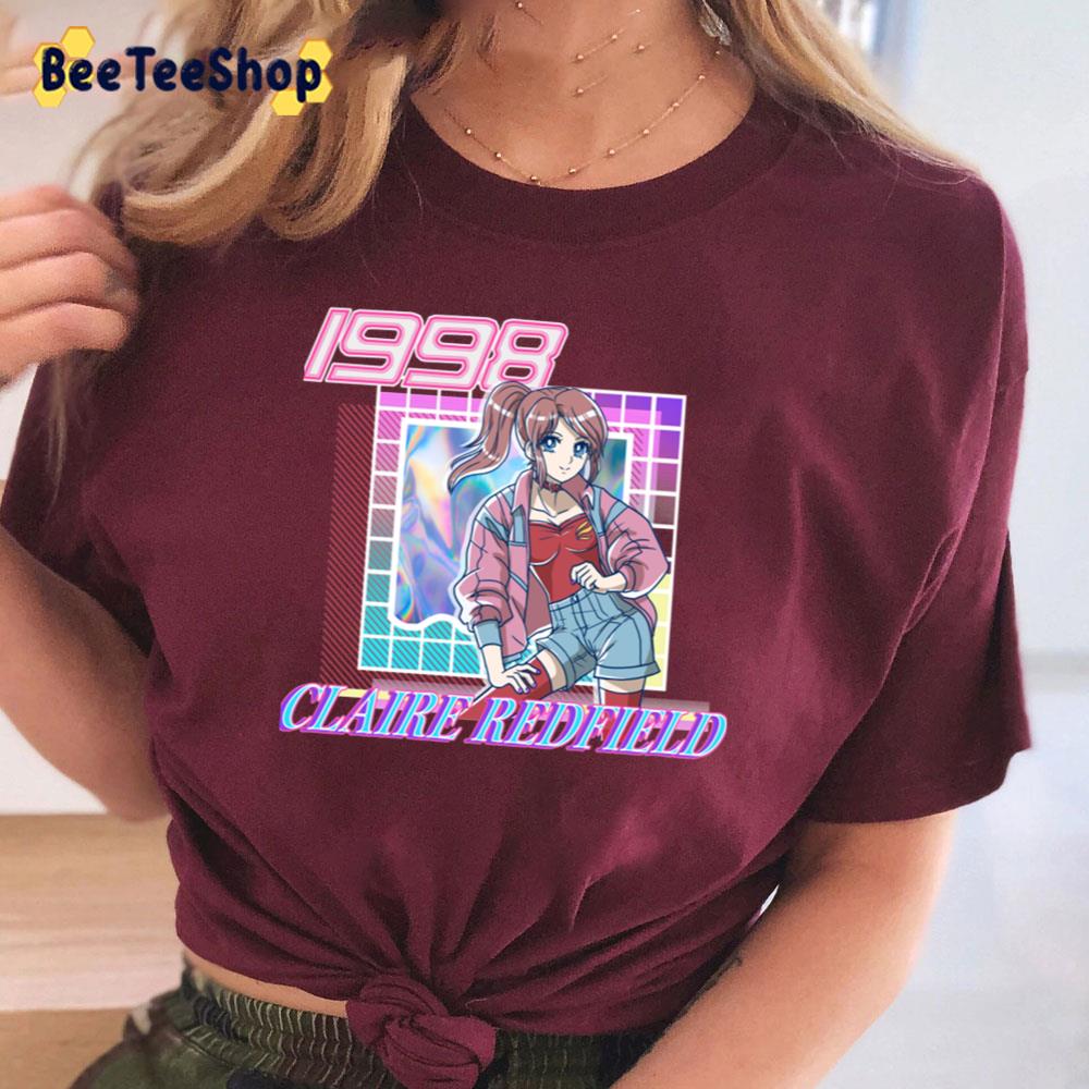 Vaporwave 1998 Claire Redfield Unisex T-Shirt Vaporwave 1998 Claire Redfield Unisex T-Shirt