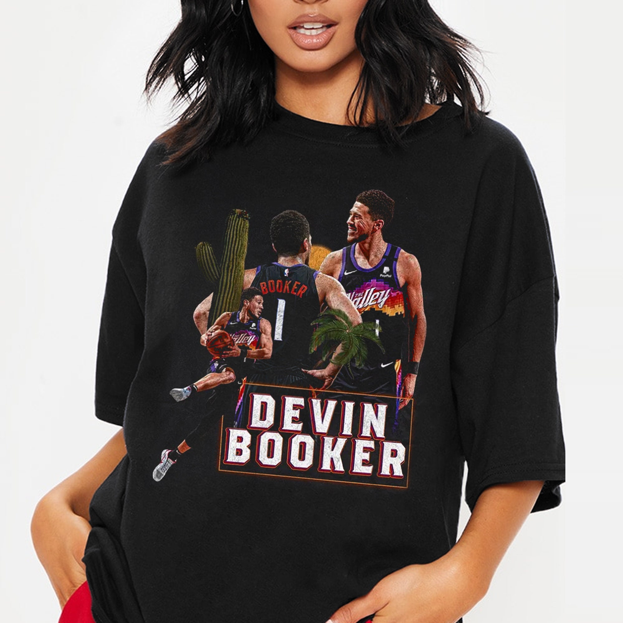 Vintage 80s Style Devin Booker Phoenix Suns Basketball Unisex T-Shirt Vintage 80s Style Devin Booker Phoenix Suns Basketball Unisex T-Shirt