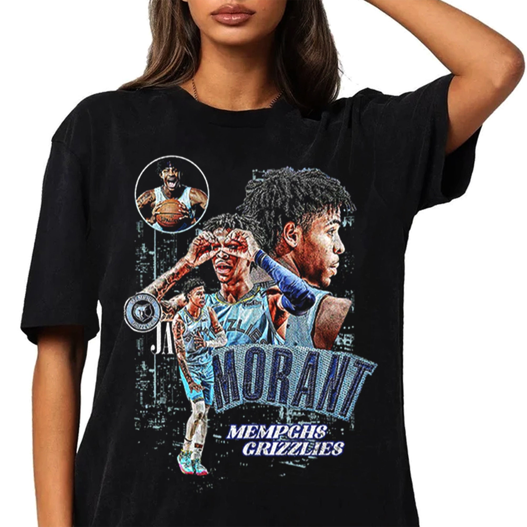 Vintage 90s Ja Morant Memphis Grizzlies Basketball Unisex T-Shirt Vintage 90s Ja Morant Memphis Grizzlies Basketball Unisex T-Shirt