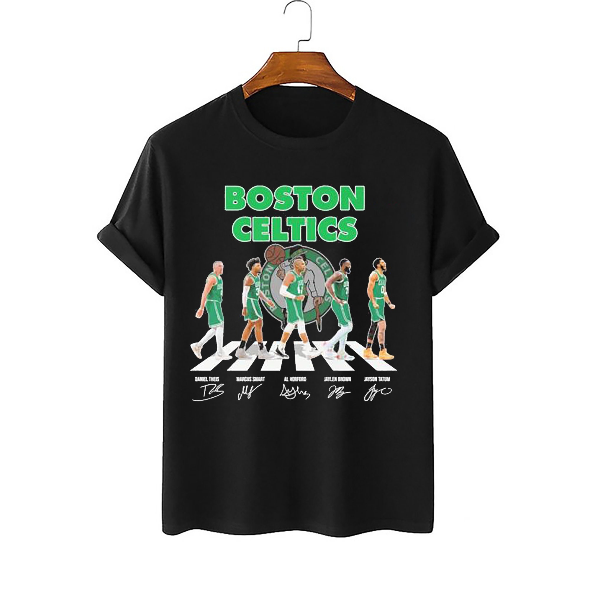 Vintage Crossing Road Boston Celtics Jayson Tatum And Kevin Garnett Signature Basketball Unisex T-Shirt Vintage Crossing Road Boston Celtics Jayson Tatum And Kevin Garnett Signature Basketball Unisex T-Shirt