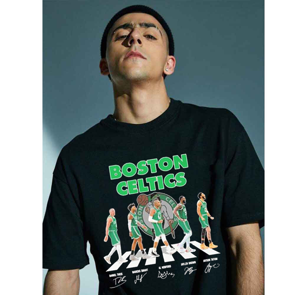 Vintage Crossing Road Boston Celtics Jayson Tatum And Kevin Garnett Signature Basketball Unisex T-Shirt Vintage Crossing Road Boston Celtics Jayson Tatum And Kevin Garnett Signature Basketball Unisex T-Shirt