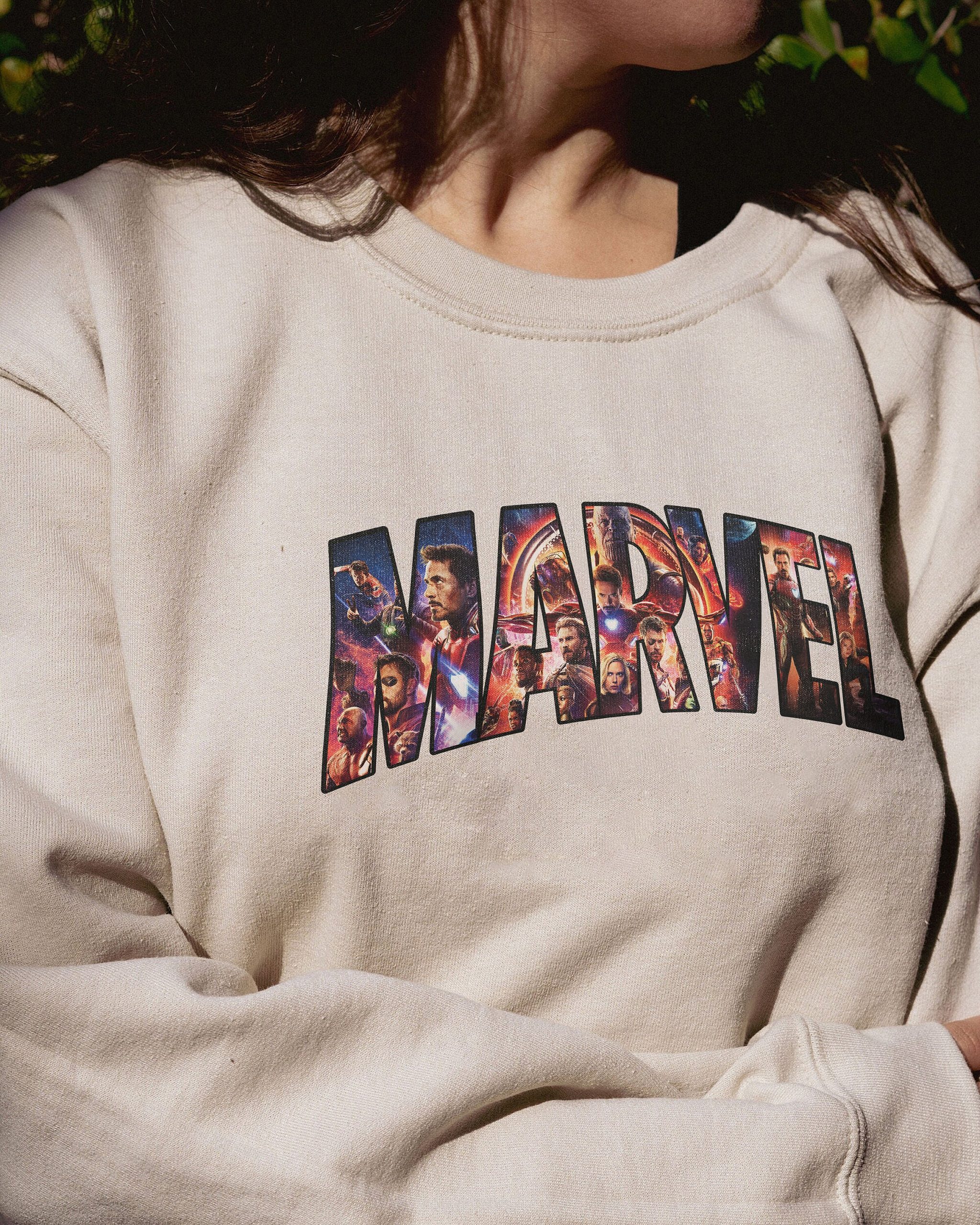 Vintage Marvel Characters Unisex Sweatshirt Vintage Marvel Characters Unisex Sweatshirt