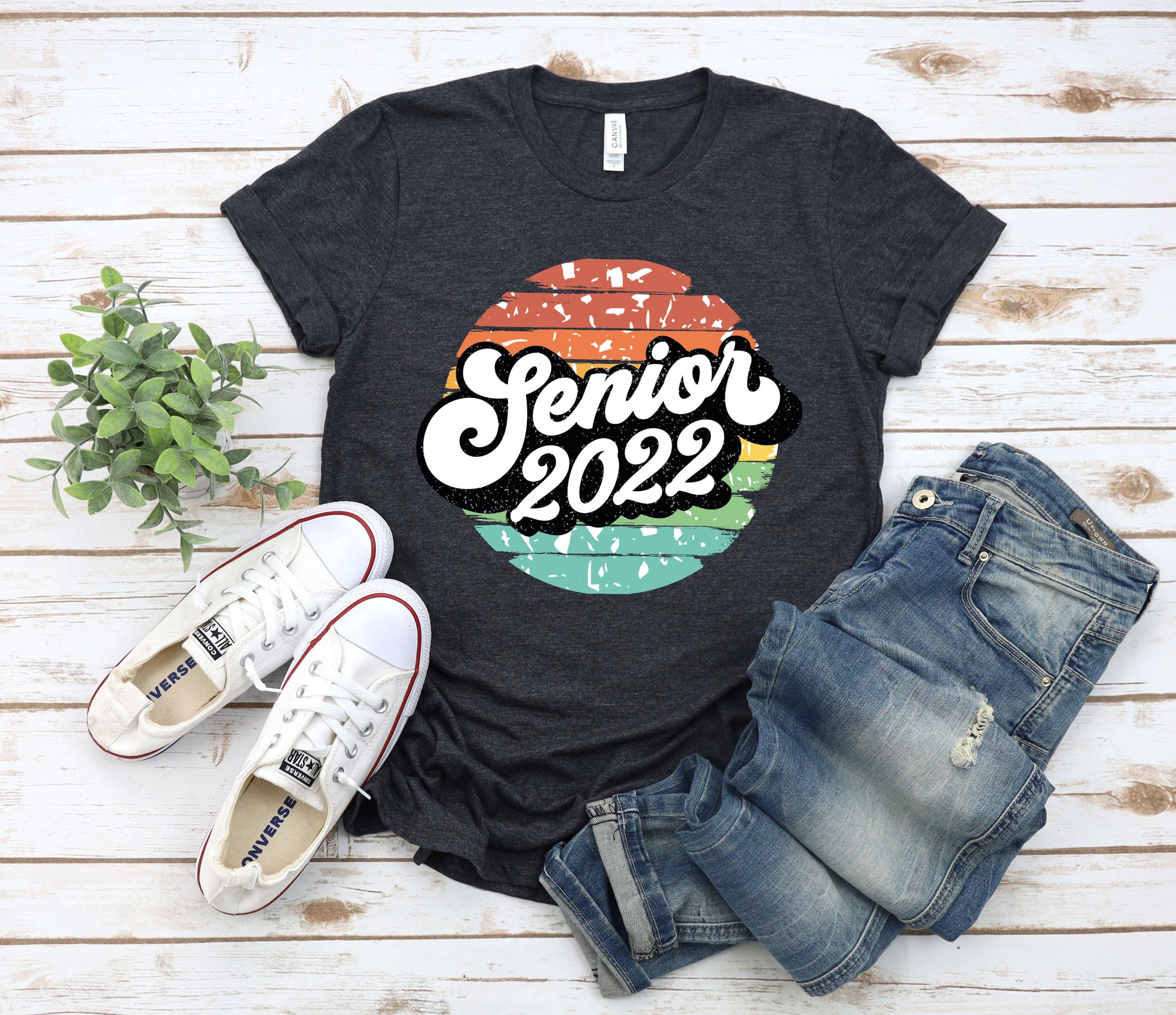 Vintage Retro Senior 2022 Graduation Day Unisex T-Shirt Vintage Retro Senior 2022 Graduation Day Unisex T-Shirt