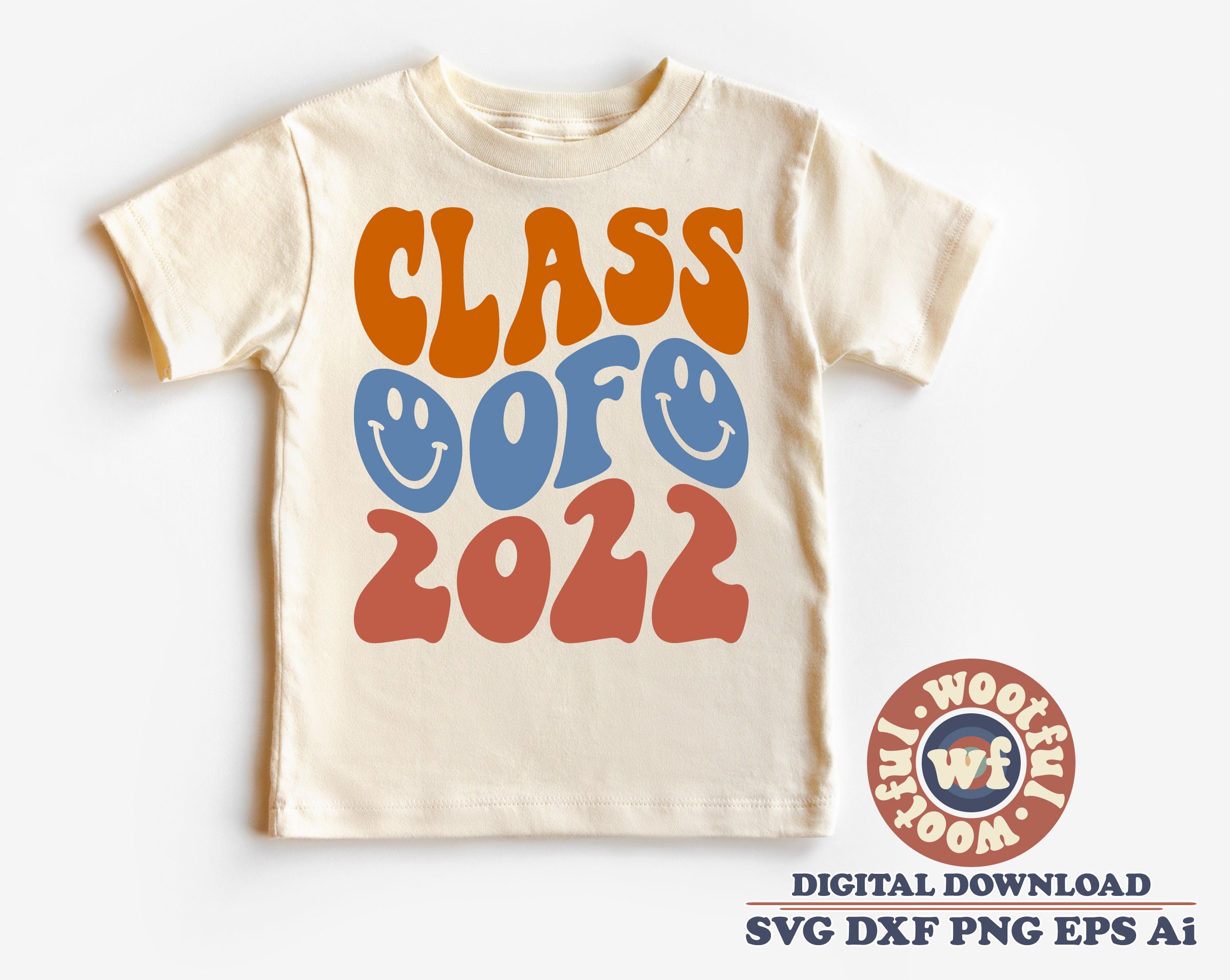 Vintage Smile Icon Class Of 2022 Graduation Day Unisex T-Shirt Vintage Smile Icon Class Of 2022 Graduation Day Unisex T-Shirt
