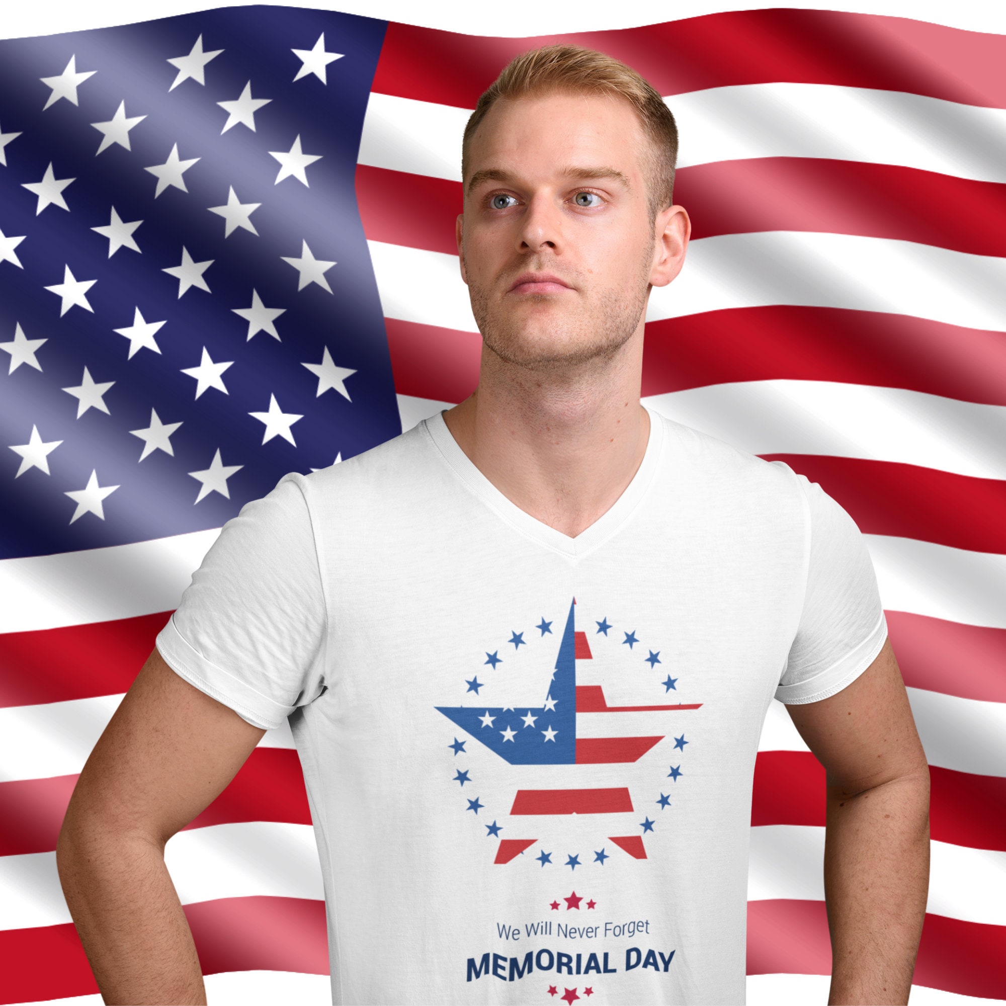 We Will Never Forget Memorial Day Unisex T-Shirt We Will Never Forget Memorial Day Unisex T-Shirt